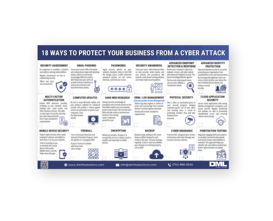 18 Ways to Safeguard Your Business from Attacks